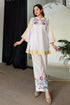 White Yellow Floral Summer Kurta Set